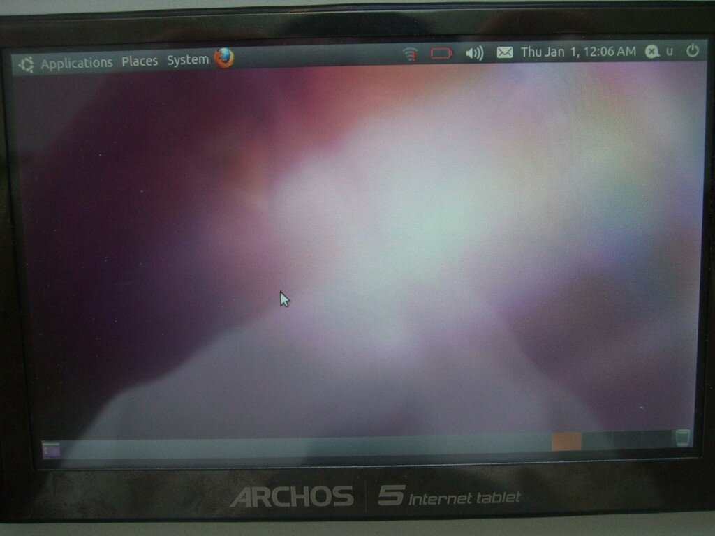 A5IT running Ubuntu atop a 2.6.35 Linux kernel, picture courtesy Nicktime
